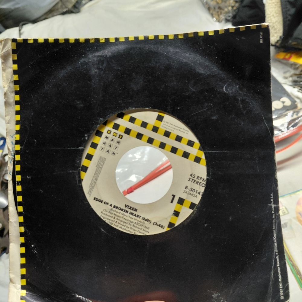 Vixen Black Vinyl Record